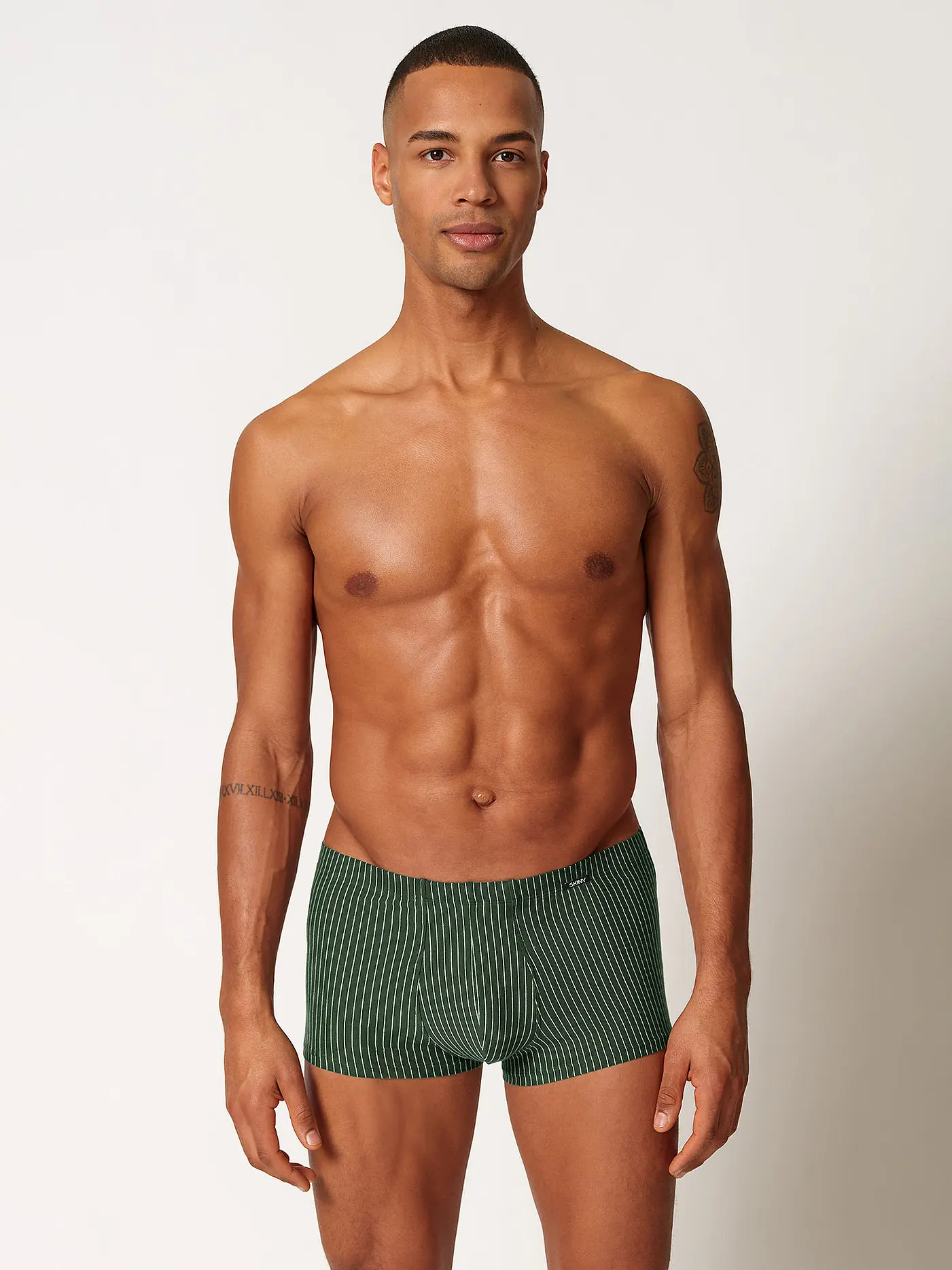 SKINY | Pants 2-er Pkg. "Advantage Men" shadow stripe | olive